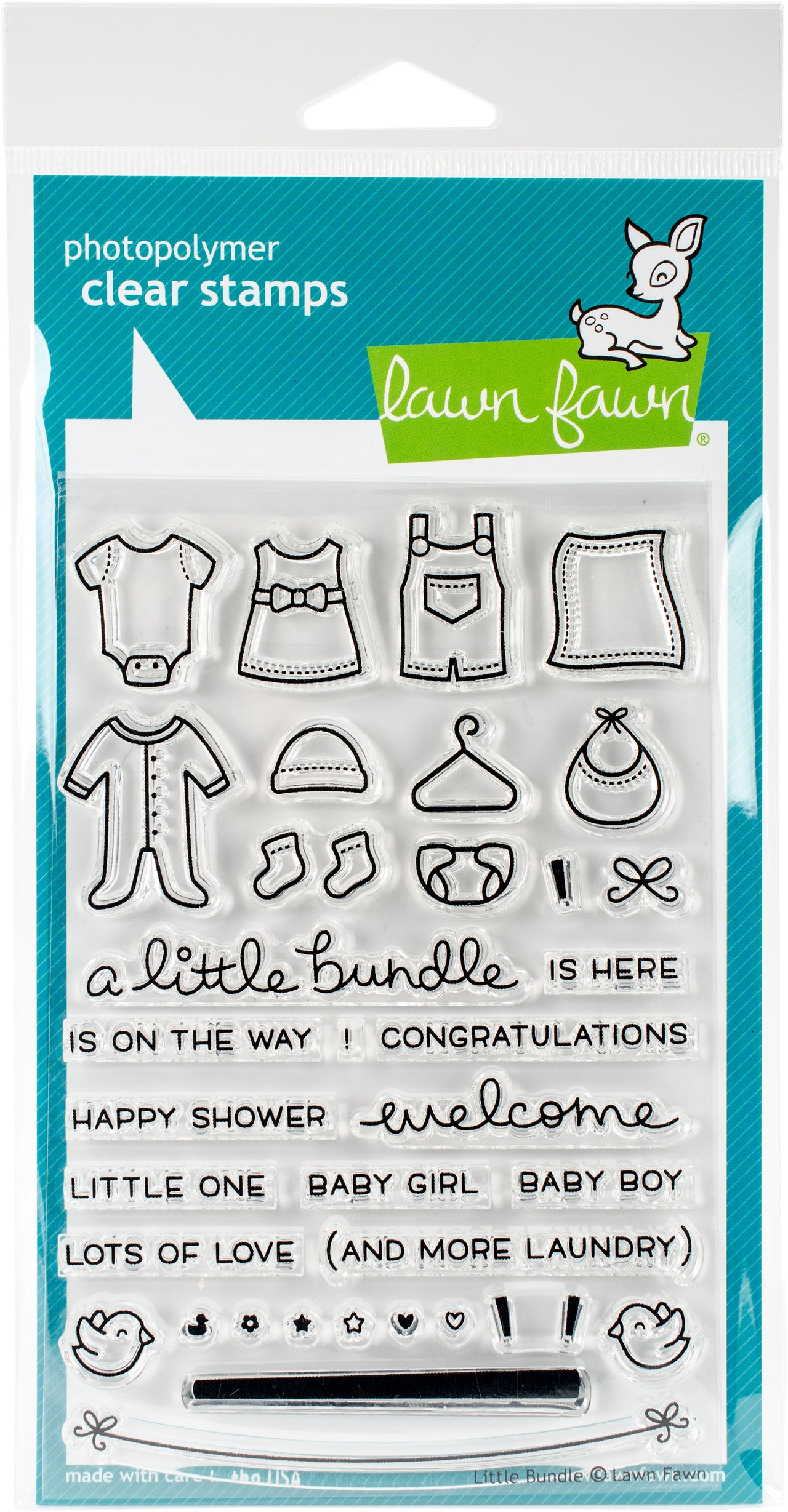 Lawn Fawn Clear Stamps 4"X6" - Little Bundle
