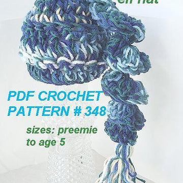 348, CURLY TAIL HAT