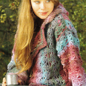 Crochet Pattern for Jacket with Hood