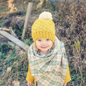 Fair Isle Pom Hat