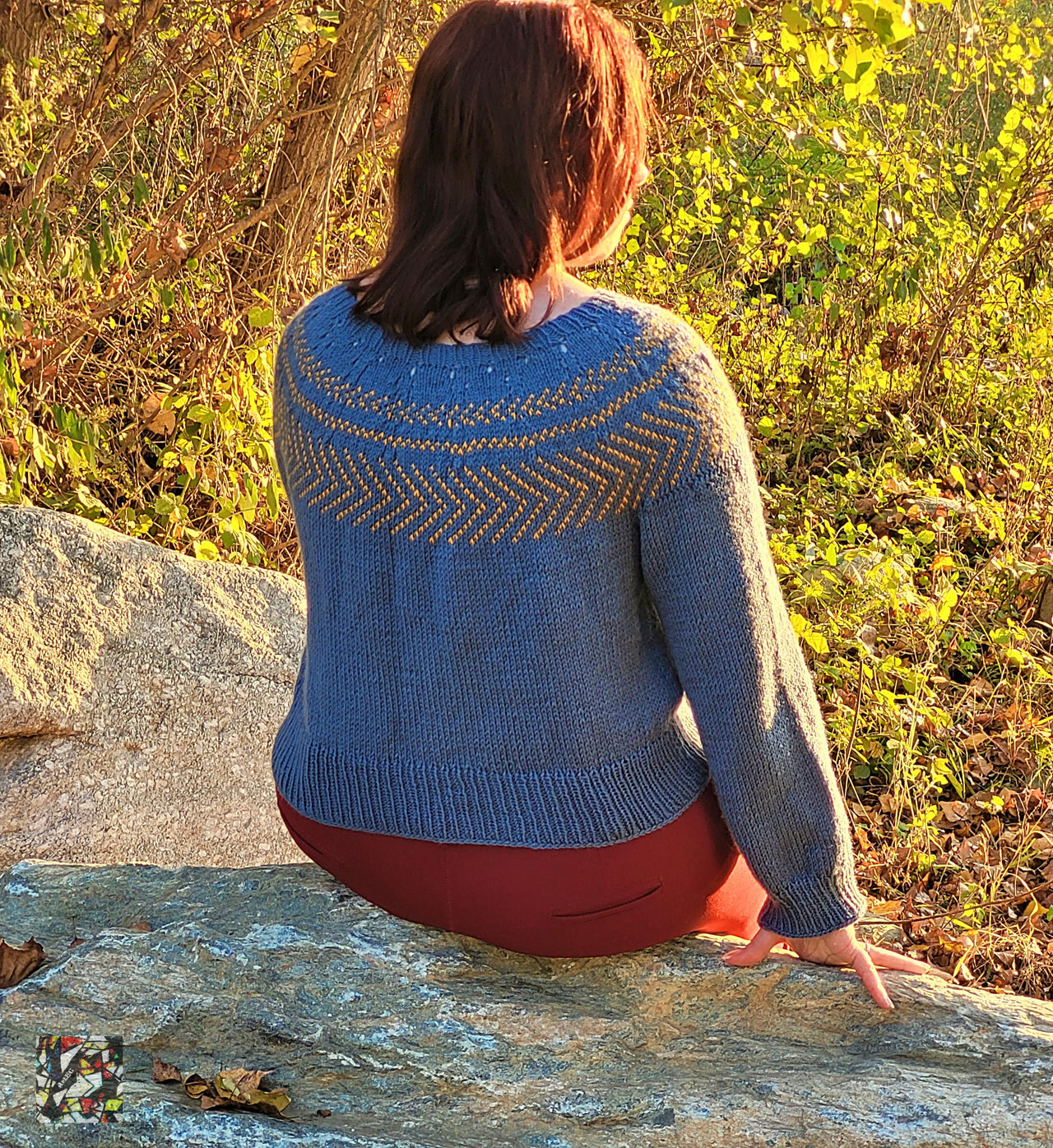 Gold Arrow Sweater