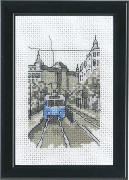 Permin Gotheburg Cross Stitch Kit - 10x15cm