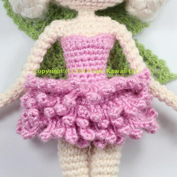 Chrysanna the Albino Fairy Crochet Amigurumi Doll