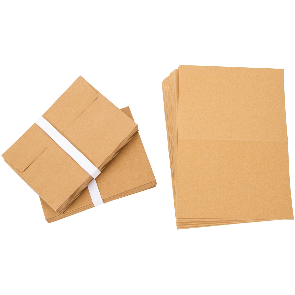 Darice Heavyweight A7 Cards/Envelopes (5.25"X7.25") 50/Pkg - Kraft