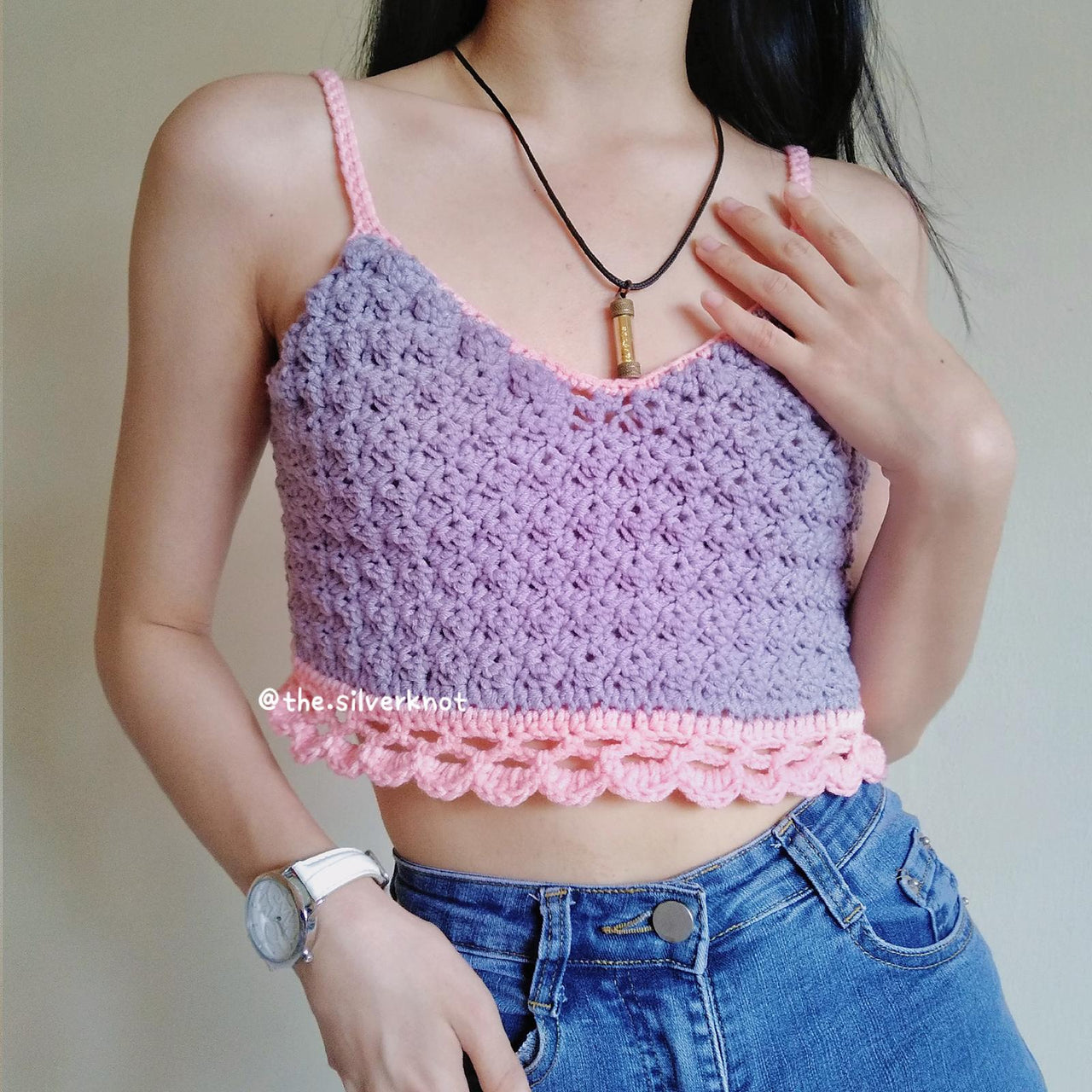 Easy Crochet Crop Top Pattern Beginner Singlet Tank Top PDF DIY Summer Crochet Shirt Made to Measure Crochet Top Simple Festival Pattern
