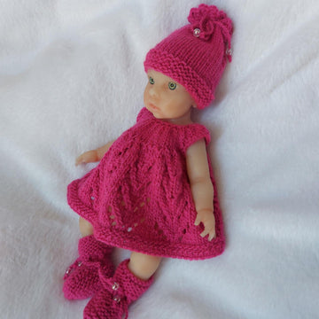 Leaf Lace Doll Outfit Set for 9 Inch Dolls