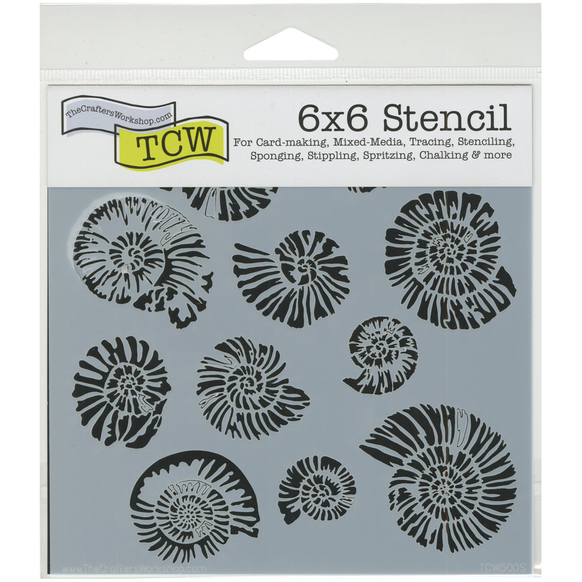 The Crafter's Workshop Crafter's Workshop Template 6"X6" - Nautilus