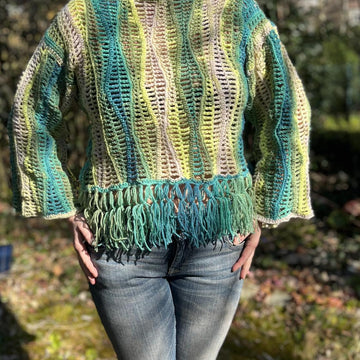 Häkelanleitung Sommersweater "Boho-Breeze"