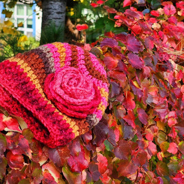 Falling in Rose Hat
