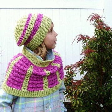 Sweet Peas - Hat/Cowl Set