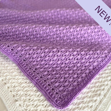 Simple Crossover Baby Blanket