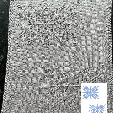 Nr. 847 – 25 – 9. Christmas Snowflake guest towel