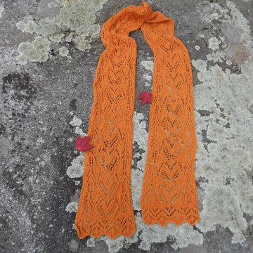 Fall Foliage Lace Scarf