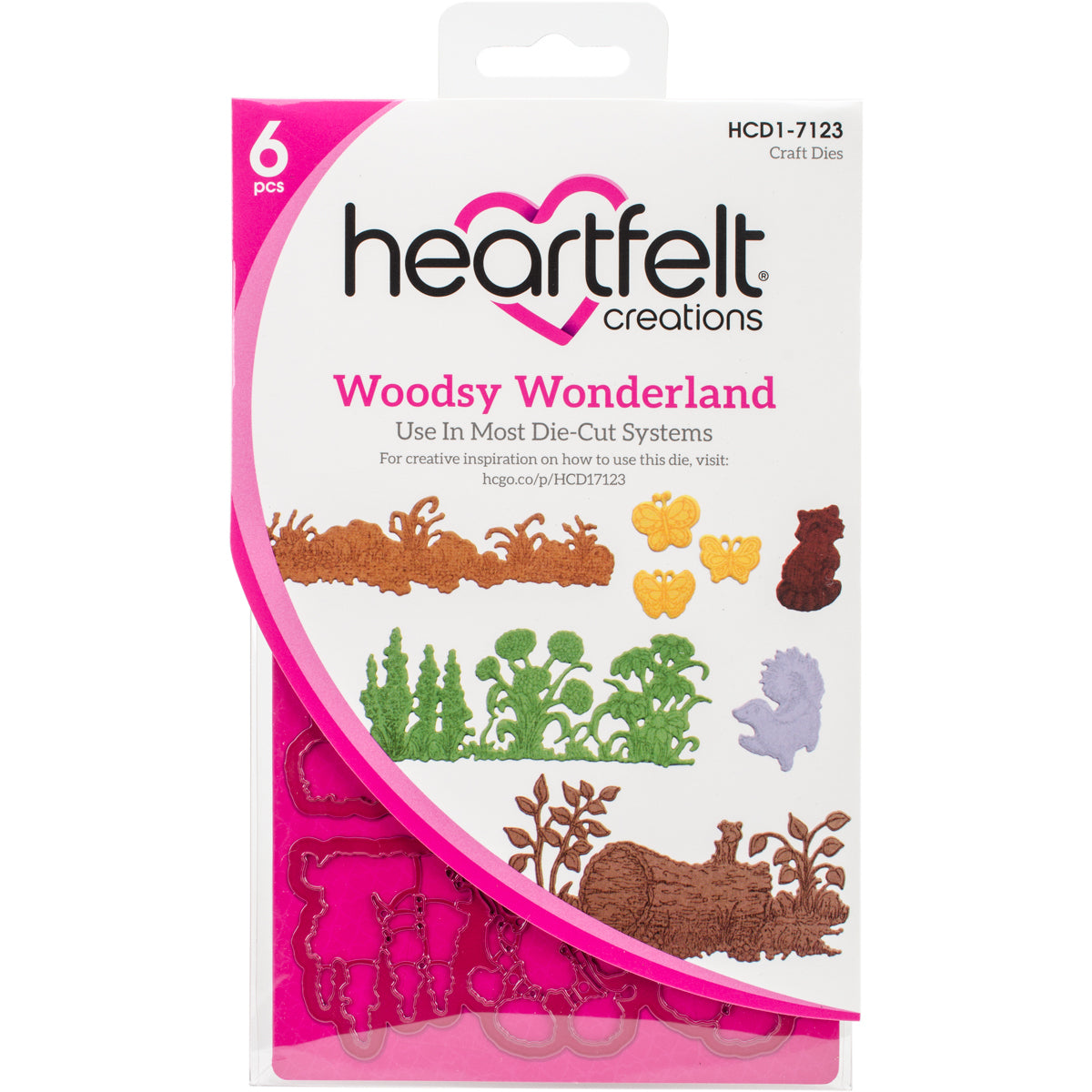 Heartfelt Creations Cut & Emboss Dies - Woodsy Wonderland .75 To 4"