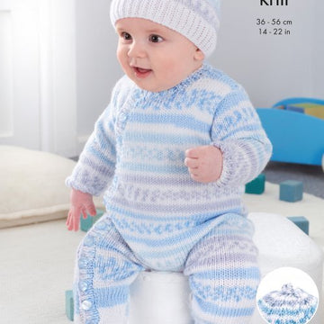 Baby Set in King Cole Cherish DK & Cherished DK - 5725 - Leaflet