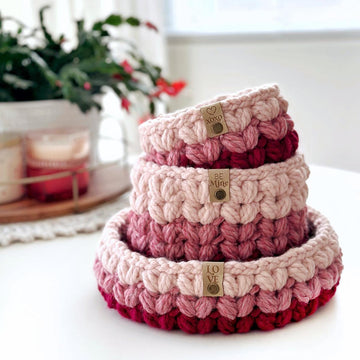 The Puffy Heart Basket 099