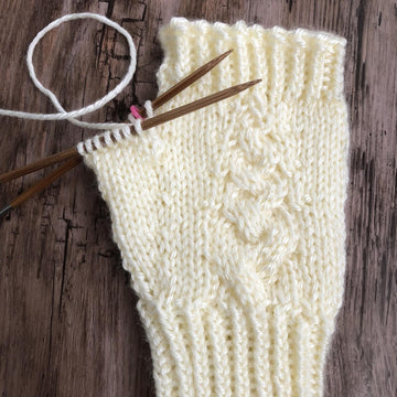 French Braid Mitts