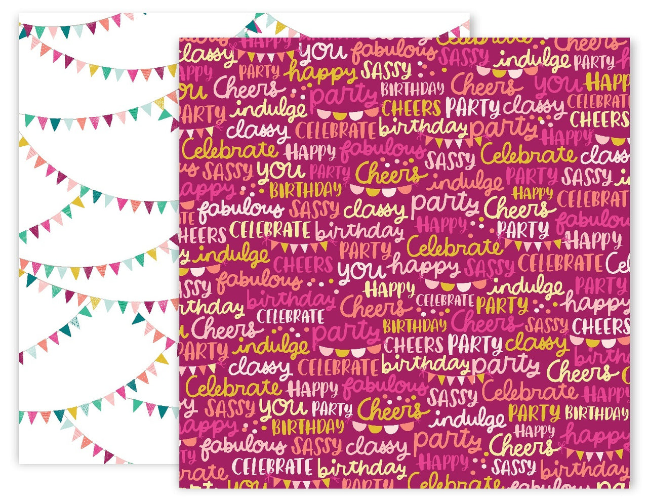 American Crafts And Many More Double-Sided Cardstock 12"X12" 25/Pkg - #8