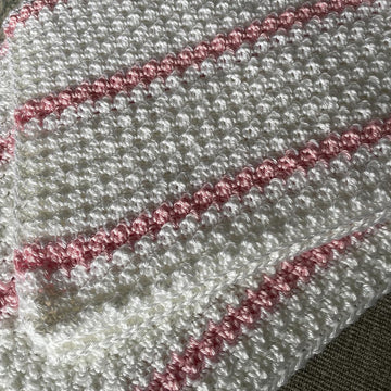 Baby Girl Stripes Baby Blanket