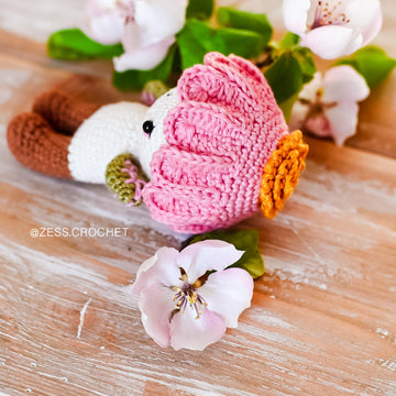 Crochet pattern Klig - The tiny spring flower creature