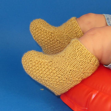 Grandads Socks Baby Booties