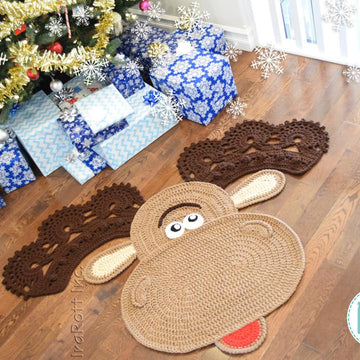 Eh Moose Animal Rug