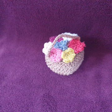 Crochet Flower basket