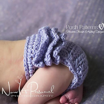 Ruffle Bottom Diaper Cover Soaker Crochet Pattern 306