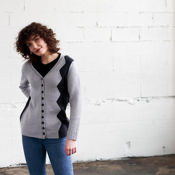 Zigzag Moderne Cardigan