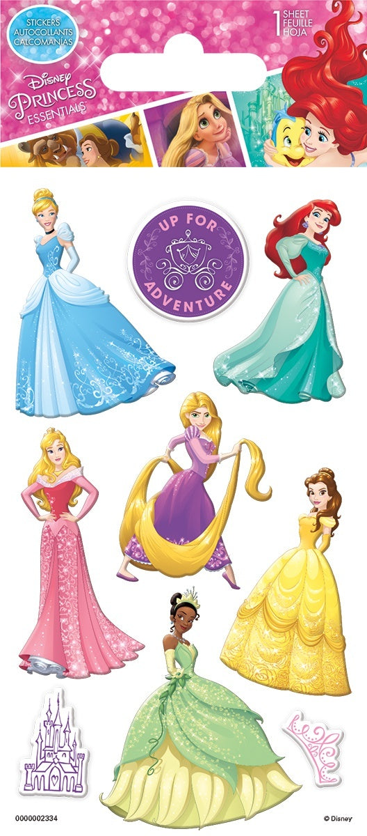 Trends International SandyLion Disney Dimensional Stickers - Princess