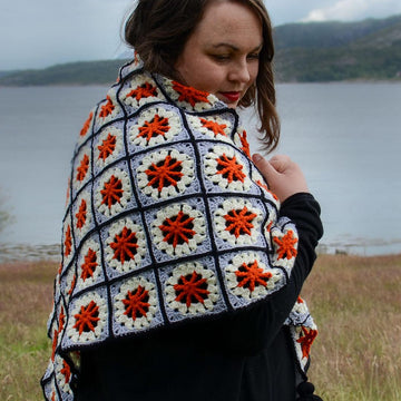Ferris Wheel Granny Square Shawl