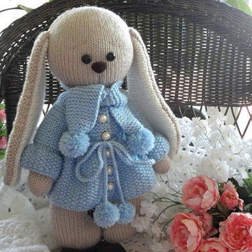Pattern Knitted Bunny
