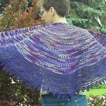 Homeward Bound Migration shawl
