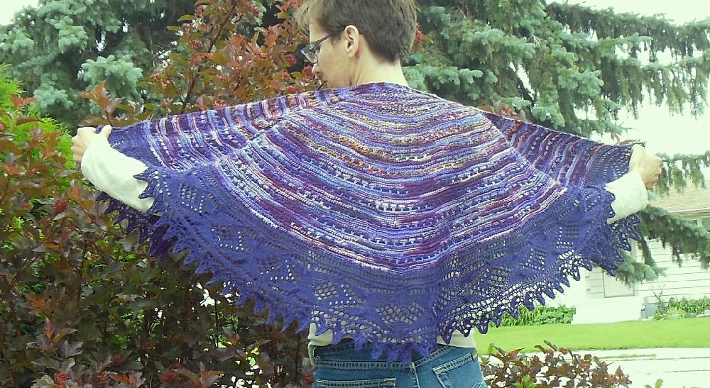 Homeward Bound Migration shawl