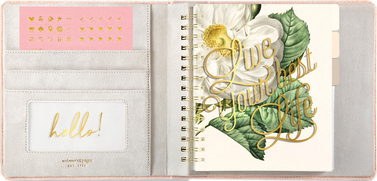 Webster's Pages Color Crush Small Creative Photo Album 8.5"X9"X2" - Ballet Pink