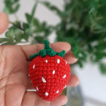 10 crochet fruits set