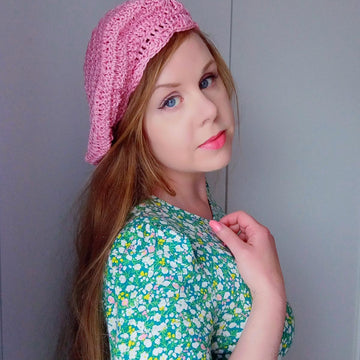 Crochet French Coquette Beret Pattern