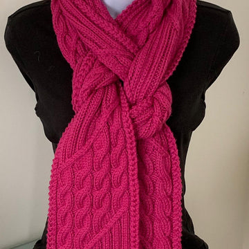 Chelsea Cables & Ribbing Scarf