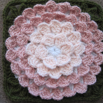 Mum In Treble Afghan Square
