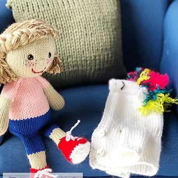 Aubrie and Her Unicorn Sweater