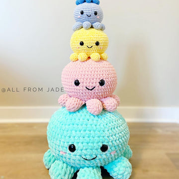 The Kawaii Octopus Family