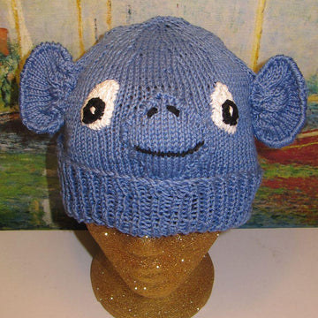Blue Monkey Beanie Animal Hat