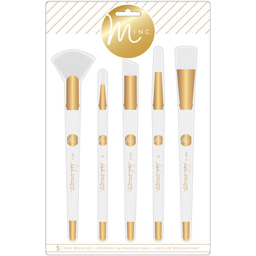 American Crafts Heidi Swapp Minc Brush Set 5/Pkg - 286495