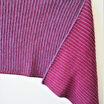 Reversible Tunisian Shawl