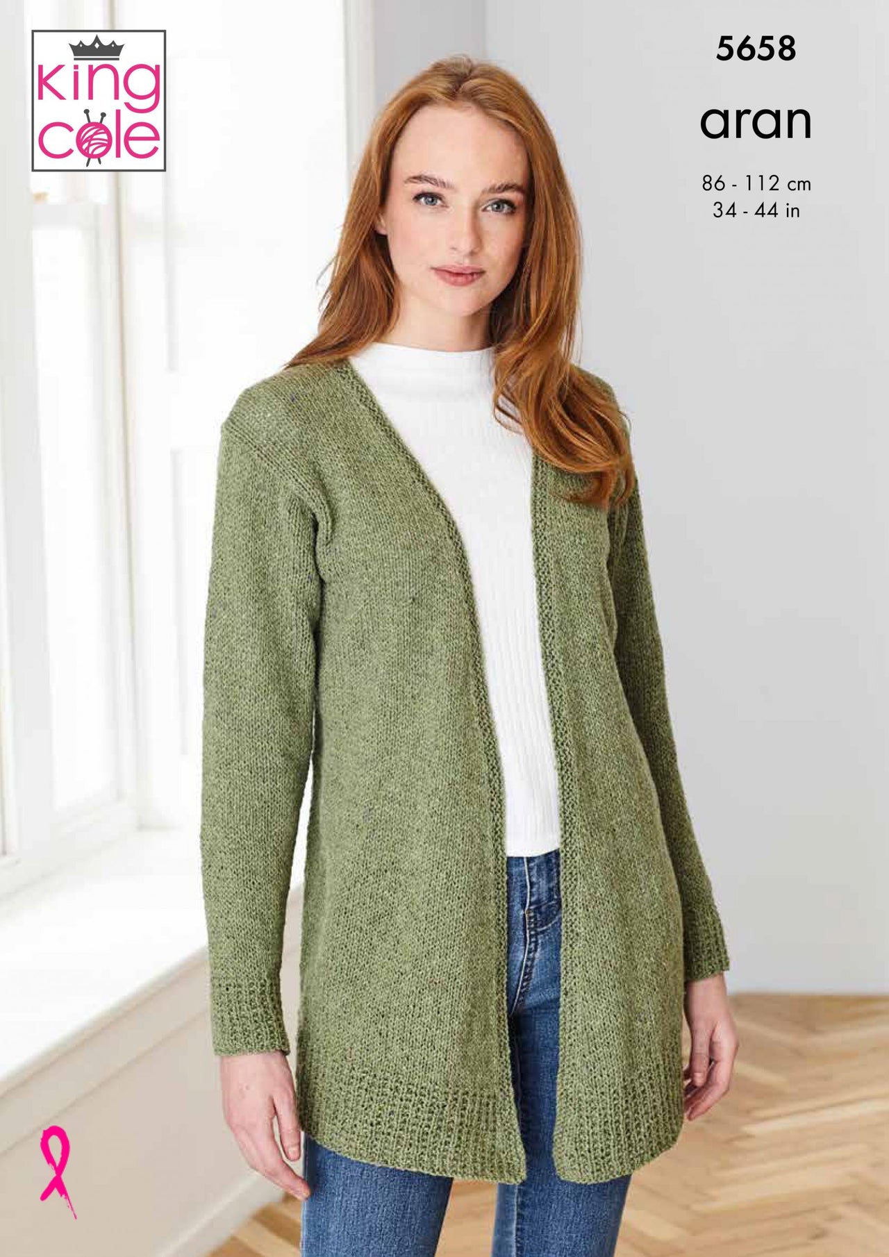 Cardigans in King Cole Forest Aran - 5658 - Leaflet