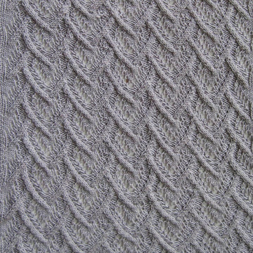 Cuper Cable Lace Shawl