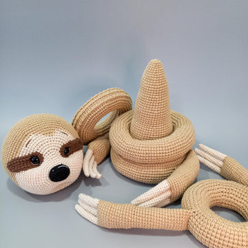 Sloth stacking toy