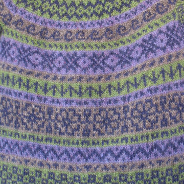 Lilac Mist Turtleneck sweater in the round