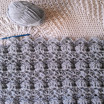 French Blue Afghan
