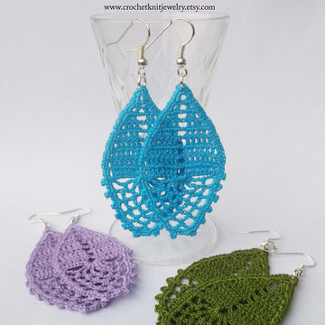 Drop lace earrings
